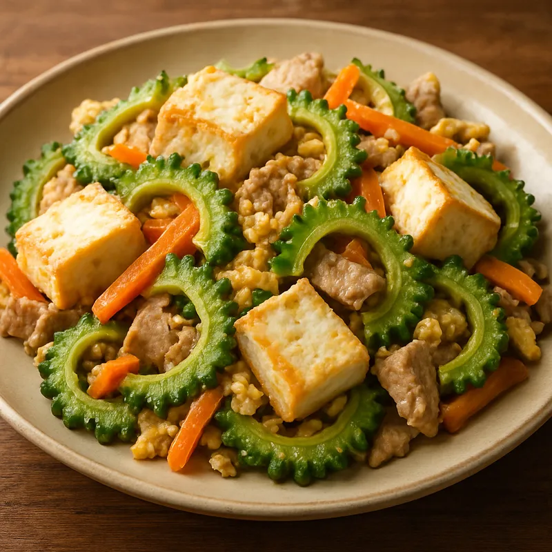 Tofu Champuru (Okinawanisches Pfannengericht)