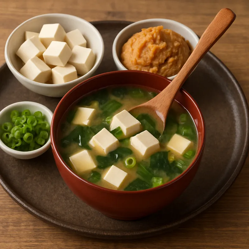 Tofu-Misosuppen-Set