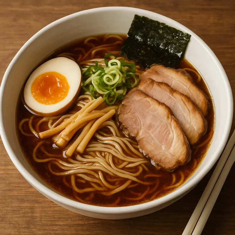 Tokioter Shoyu Ramen (Tokioter Sojasoßen-Ramen)