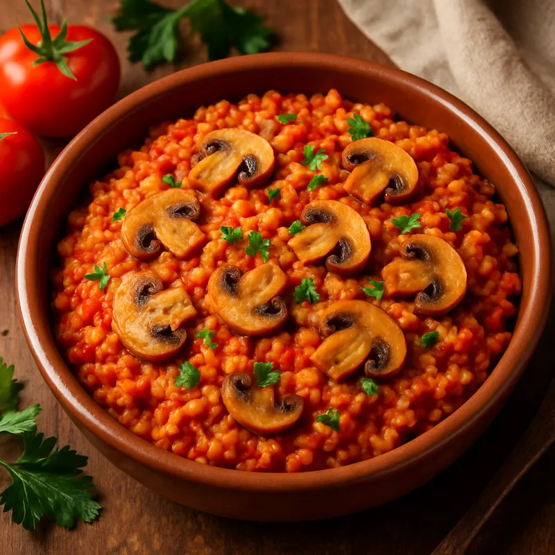 Tomaten-Bulgur-Pilaw