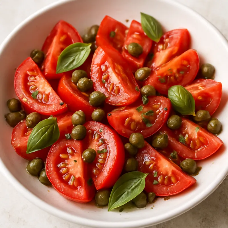 Tomaten-Kapern-Salat