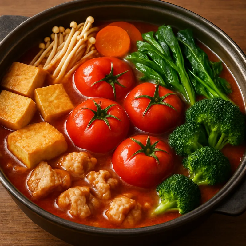 Tomaten-Nabe (Japanischer Tomaten-Eintopf)