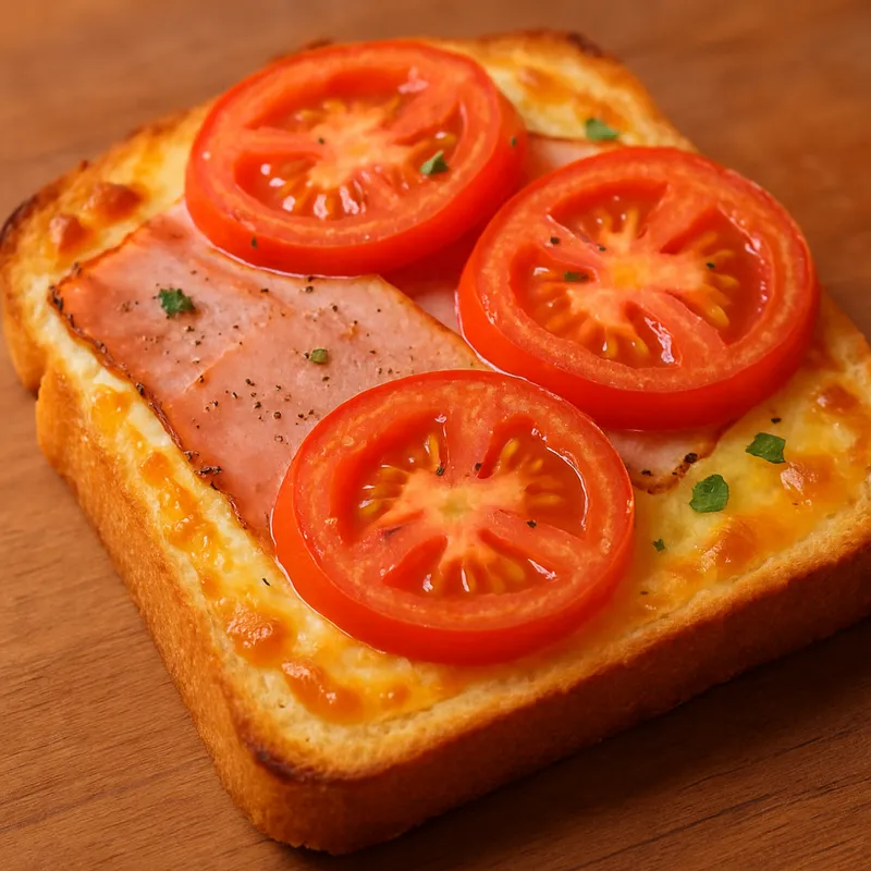 Tomaten-Schinken-Toast