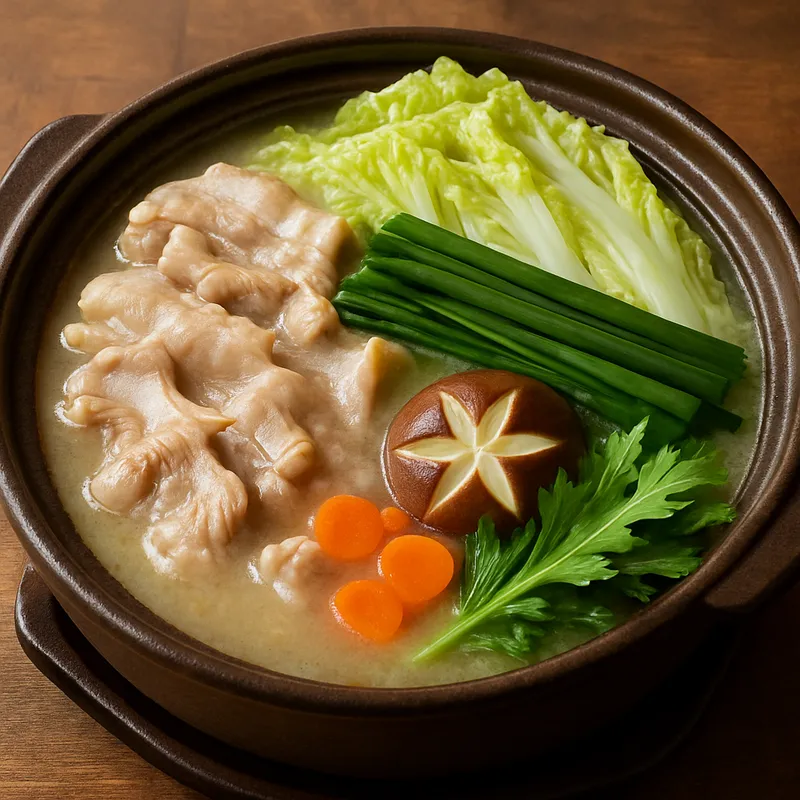 Tonkotsu Nabe (Schweineknochen-Eintopf)