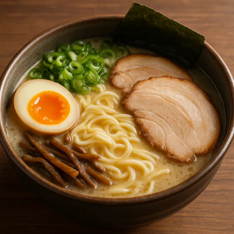 Tonkotsu Ramen (Schweineknochenfond-Ramen)