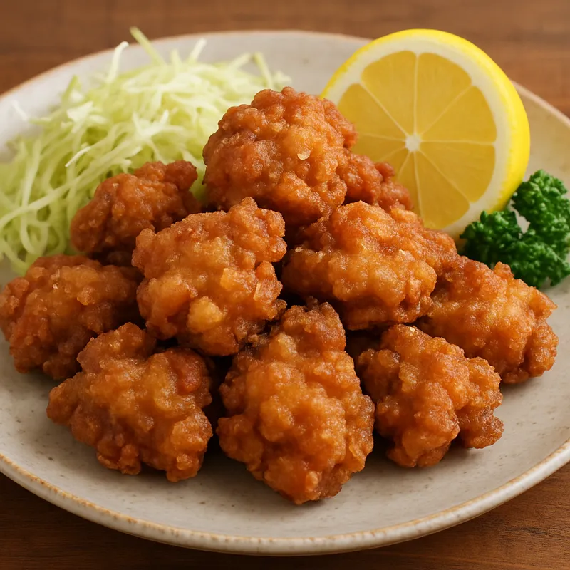 Tori No Tatsuta Age (Frittiertes mariniertes Hähnchen)