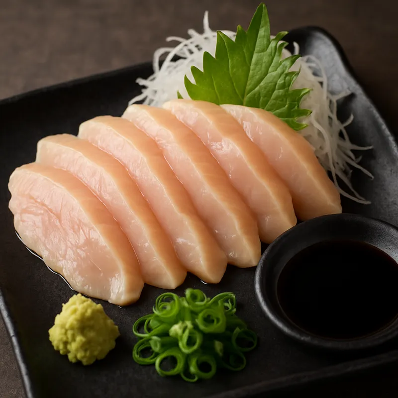 Tori Sashimi (Hühnchen-Sashimi)