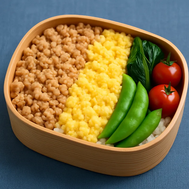Tori Soboro Bento (Hähnchen-Krümel-Bento)