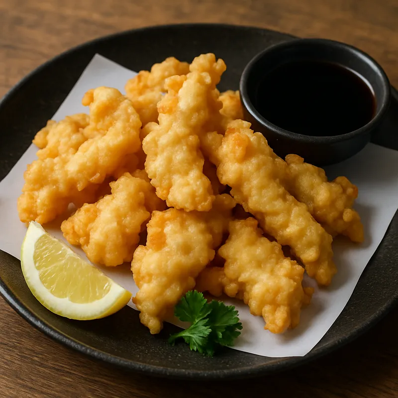 Tori Tempura (Hühnchen Tempura)