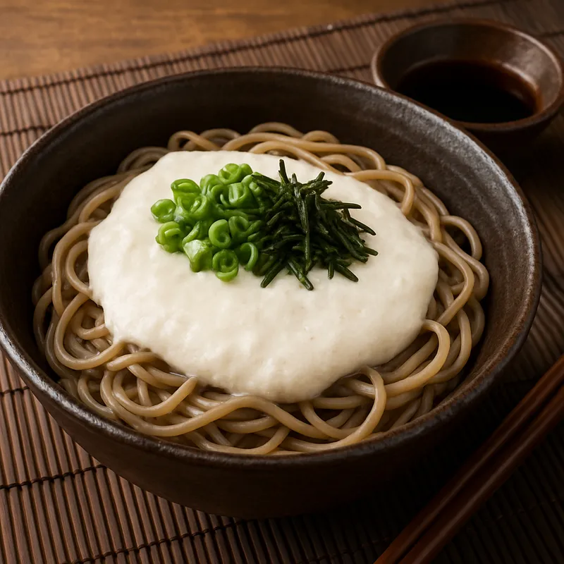Tororo Soba (Soba mit geriebenem Yam)