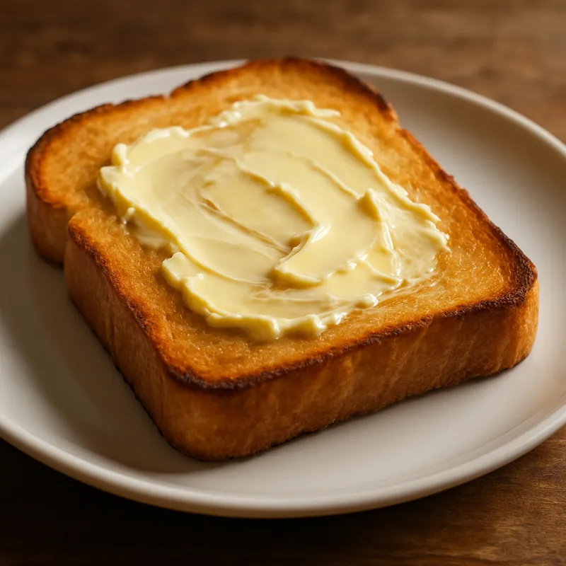 Torrada mit Butter (Portugiesisches Toastbrot mit Butter)