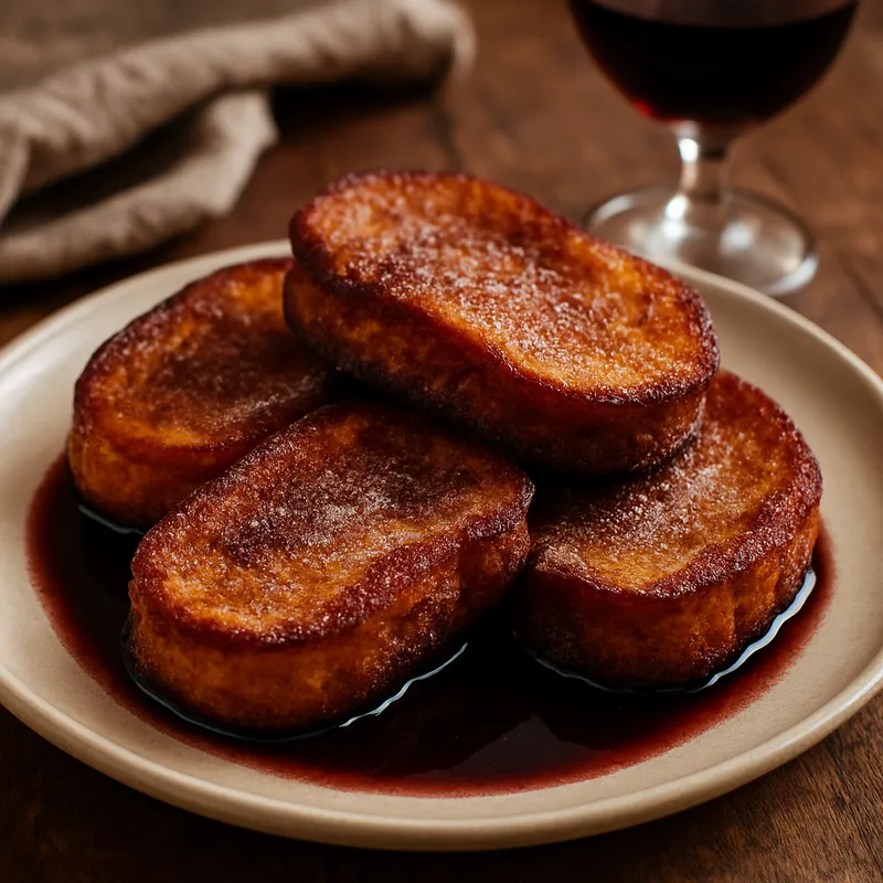 Torrijas De Vino (Weingetränkte Arme Ritter)