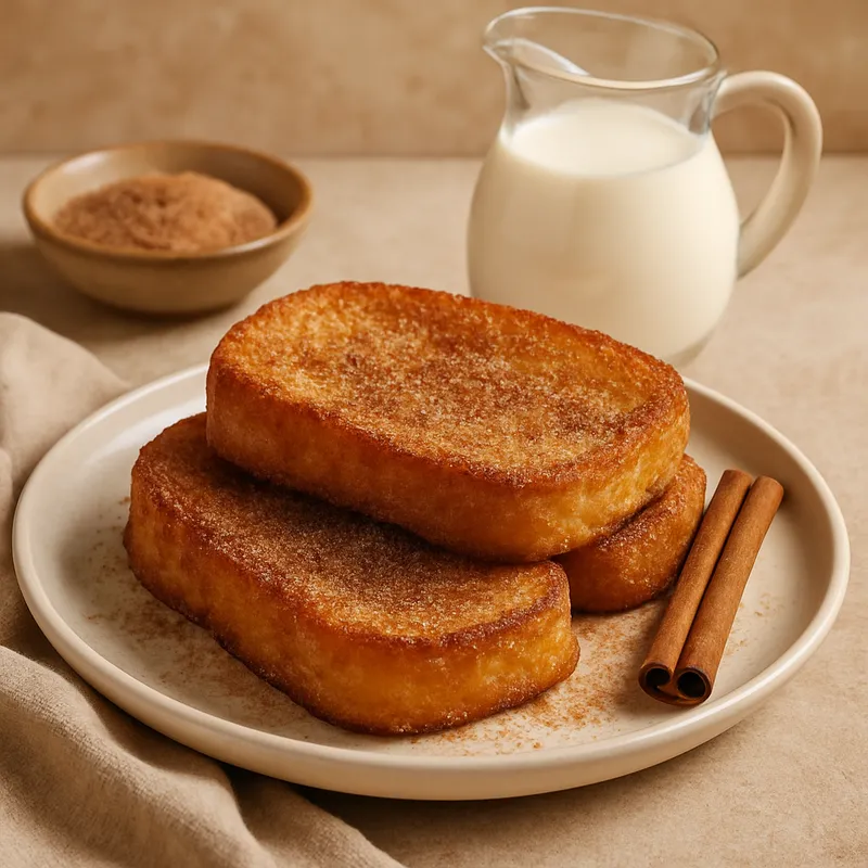 Torrijas mit Milch (Milch-Torrijas)