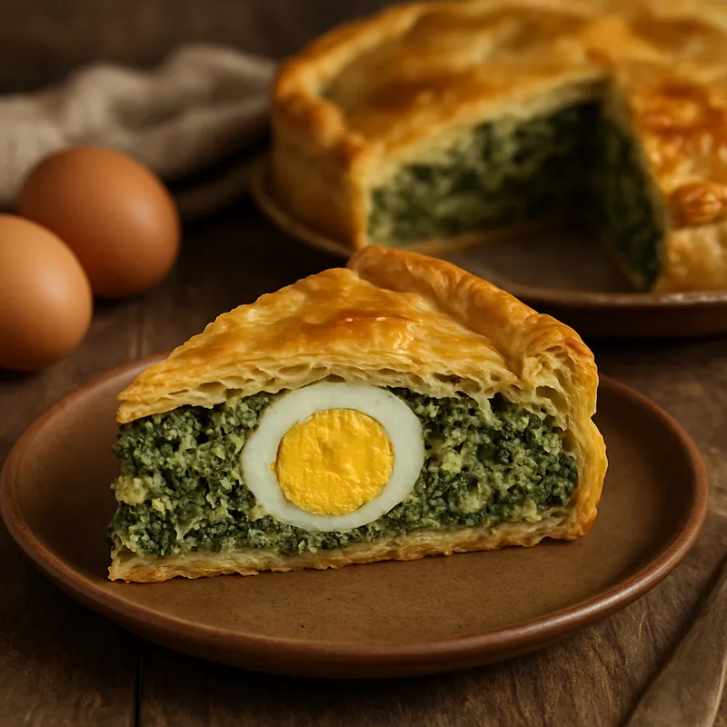 Torta Pasqualina (Ostereierkuchen)