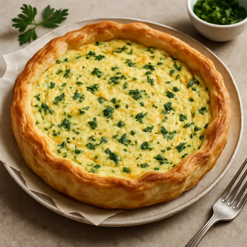 Torta Salata mit Ricotta (Herzhafter Ricotta-Tart)