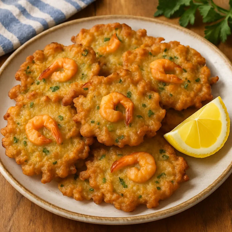 Tortas de Camarones (Garnelen-Krapfen aus Cádiz)