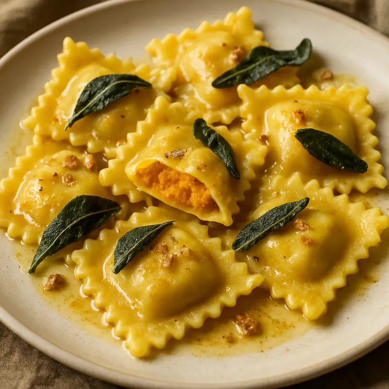 Tortelli di Zucca (Kürbis-gefüllte Pasta)