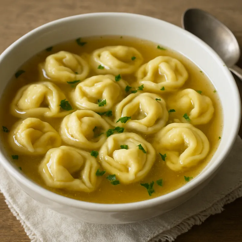 Tortellini in Brühe