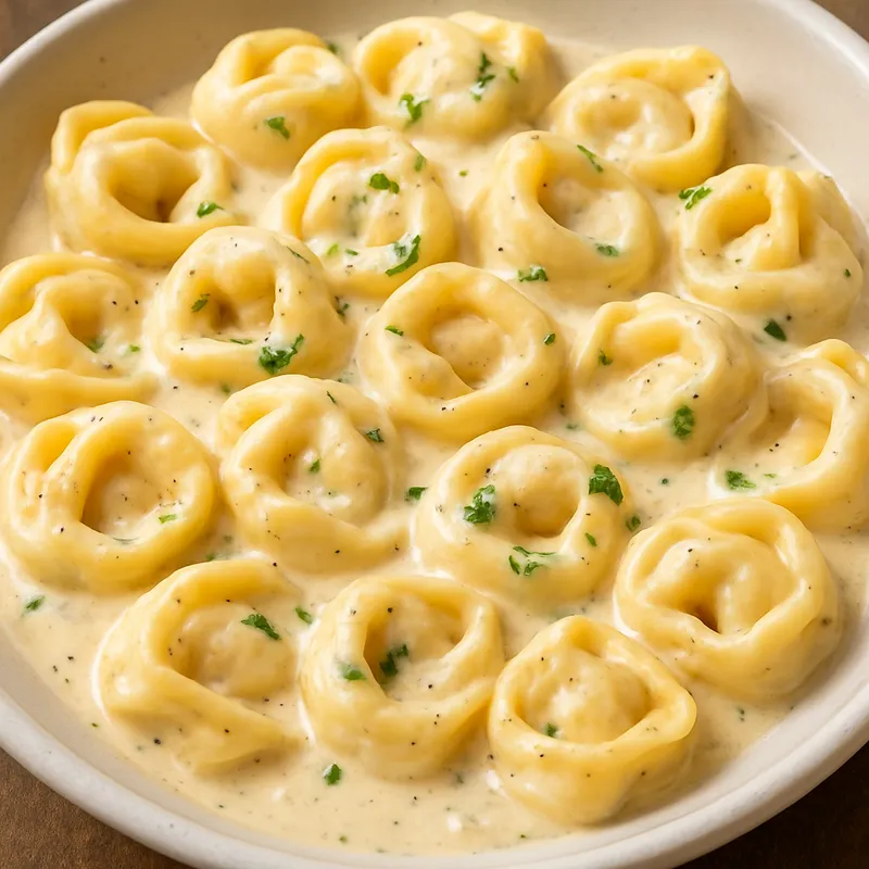 Tortellini in Sahnesauce