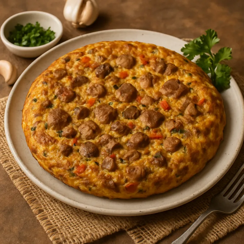 Tortilla de Sacromonte (Granadiner Innereien-Omelett)