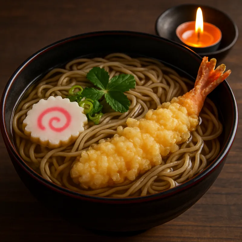 Toshikoshi Soba (Silvester-Nudeln)