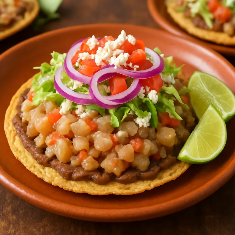 Tostadas de Pata (Schweinsfuß-Tostadas)