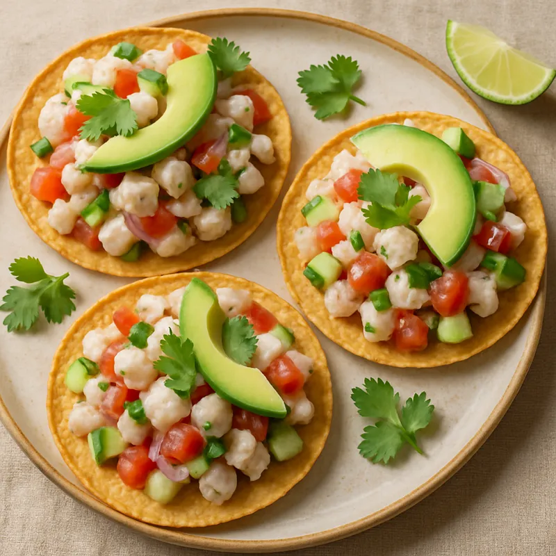 Tostadas mit Ceviche