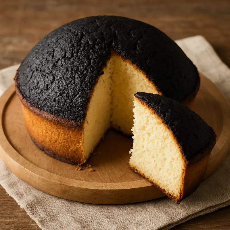 Tourteau Fromage (Geschwärzter Käsekuchen)