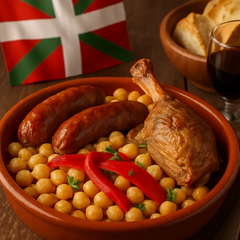 Traditionelles Festtagsgericht zum San-Sebastián-Fest