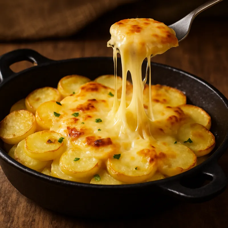 Truffade (Kartoffel und Käse)