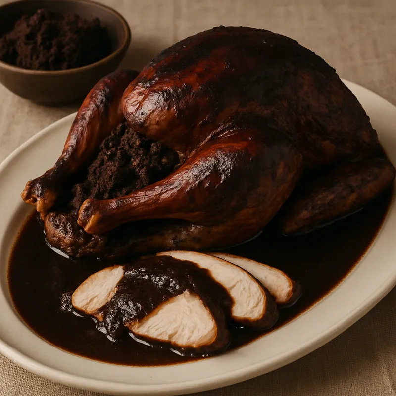 Truthahn mit schwarzer Füllung (Pavo en Relleno Negro)