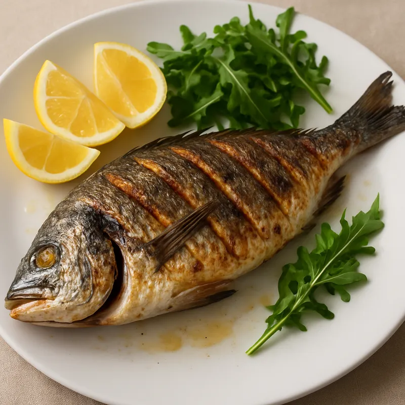 Tsipoura Scharas (Gegrillte Dorade)