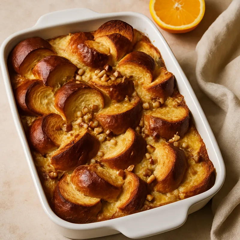 Tsoureki-Brotpudding