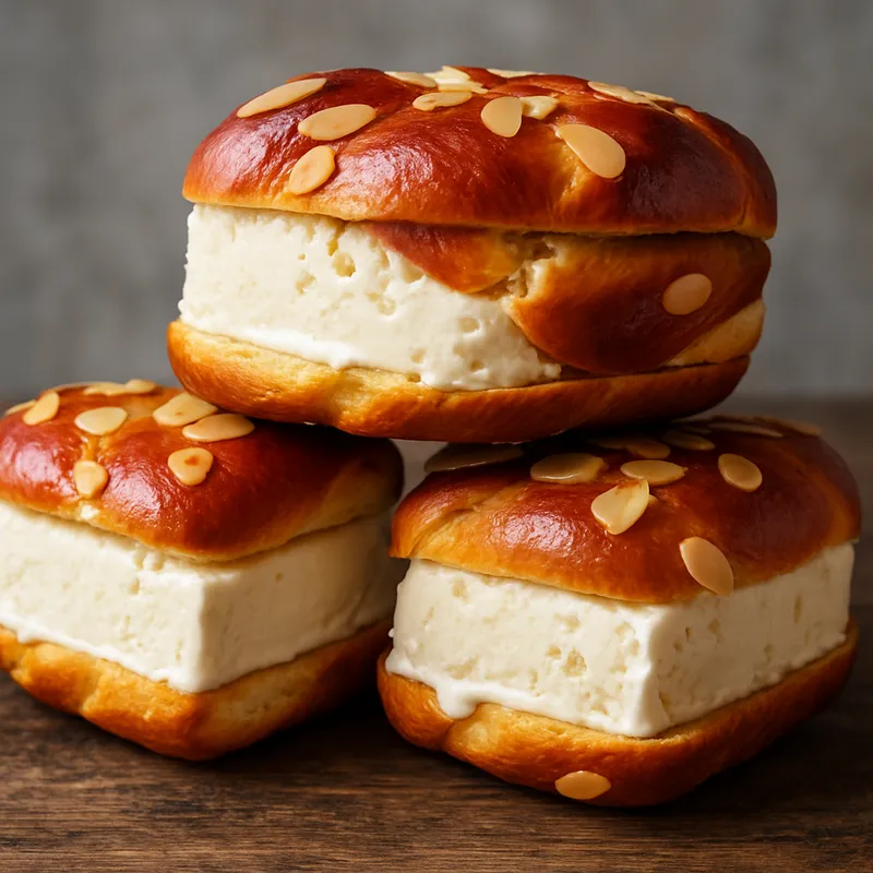 Tsoureki-Eiscreme-Sandwich