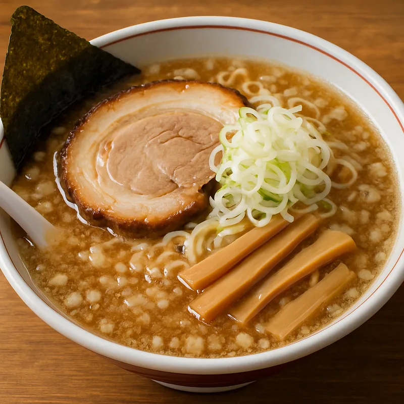 Tsubame Sanjo Ramen (Niigata Rückenspeck-Ramen)
