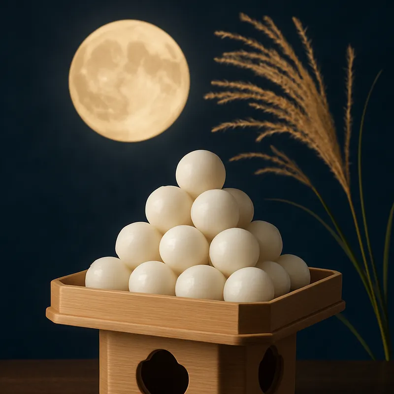 Tsukimi Dango (Mondbetrachtungs-Dango)