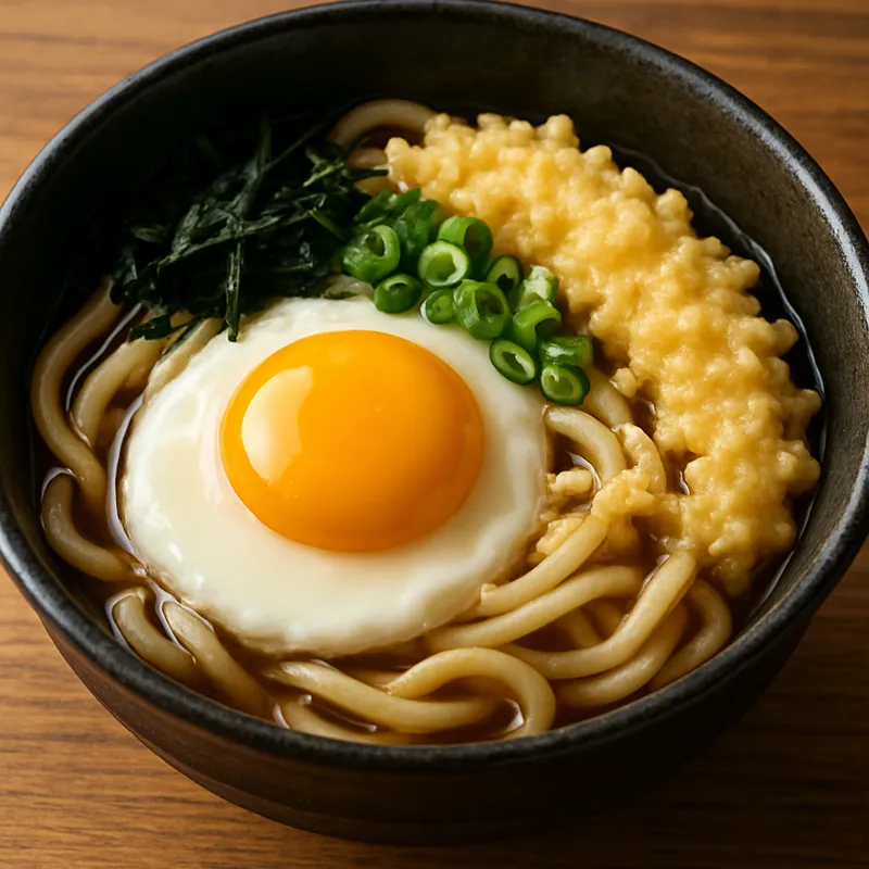 Tsukimi Udon (Mondbetrachtungs-Udon)