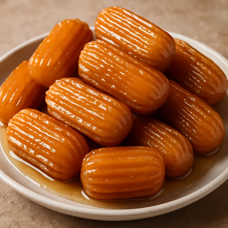 Tulumba frittierter Teig in Sirup