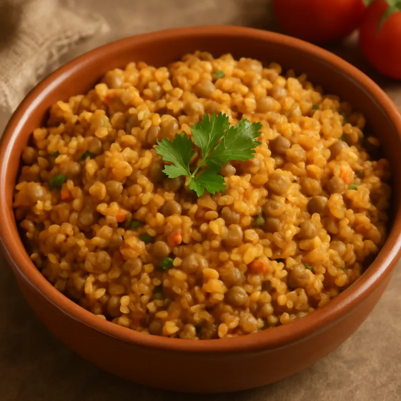 Tunceli Keledos (Bulgur-Linsen-Gericht aus Tunceli)