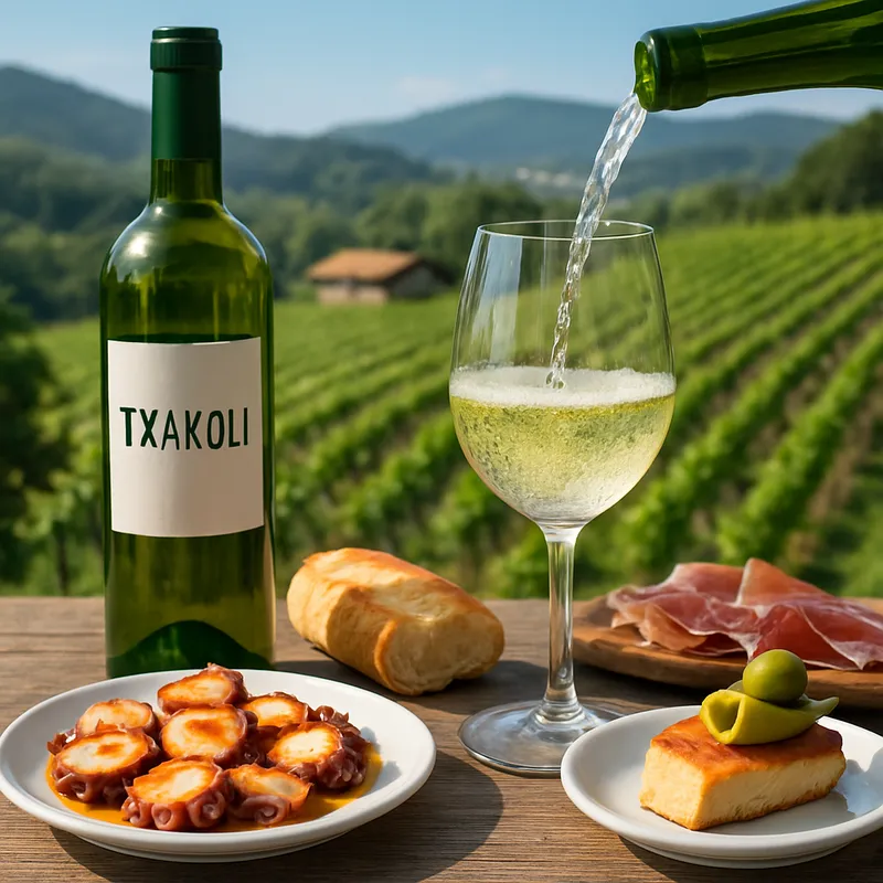 Txakoli-Weinbegleitung aus dem Baskenland