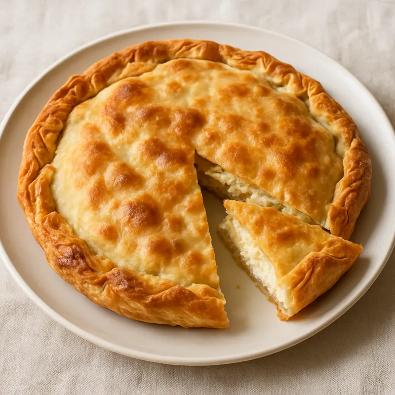 Tyropita Kourkou (Käsepastete aus Tinos)