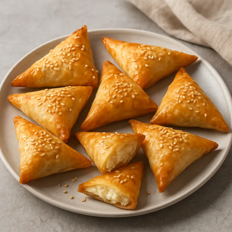 Tyropitakia (Kleine Käsepasteten)