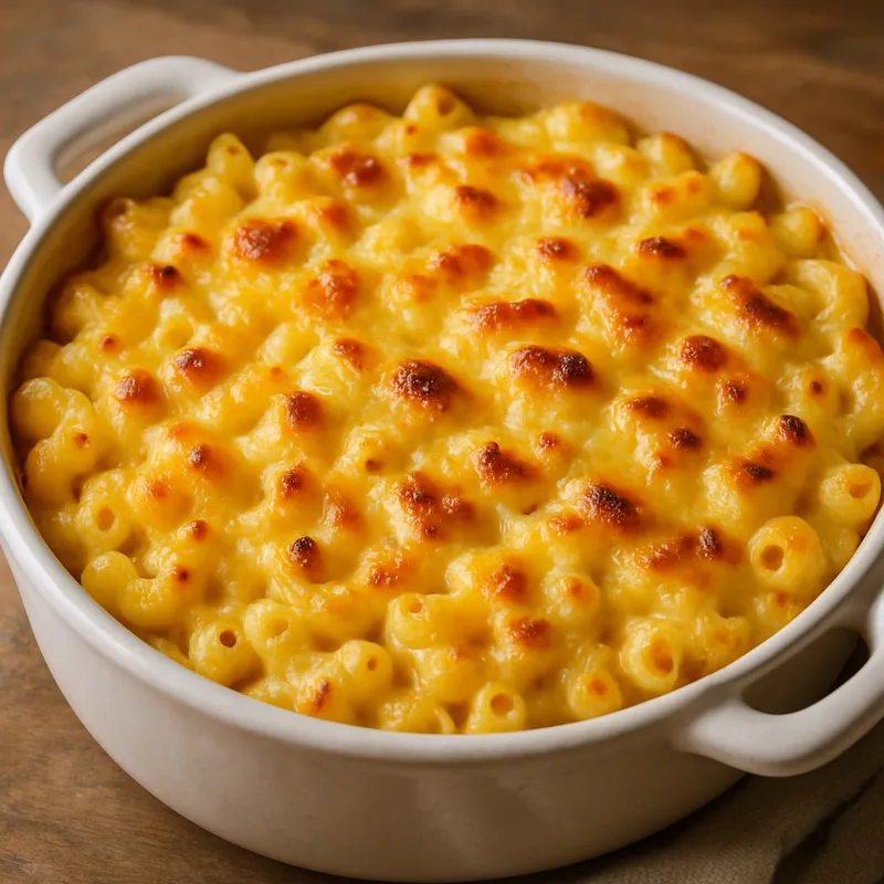 Überbackene Makkaroni mit Käse
