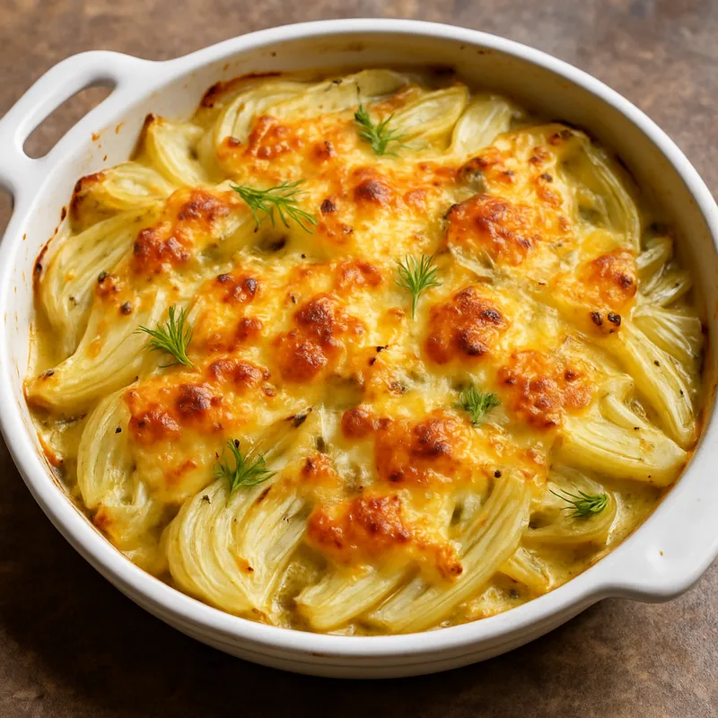 Überbackener Fenchel