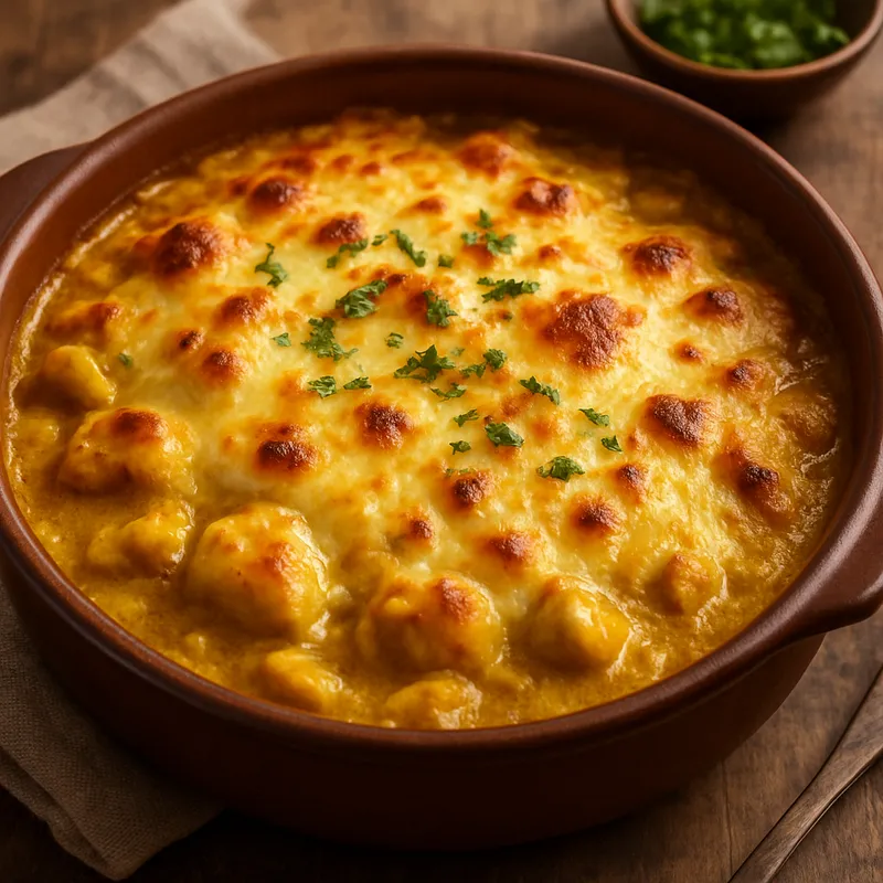 Überbackener Käse-Curry