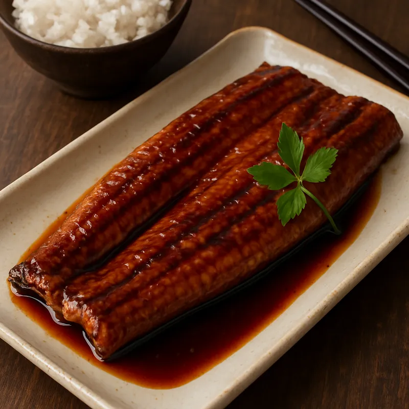 Unagi Kabayaki (Glasierter gegrillter Aal)