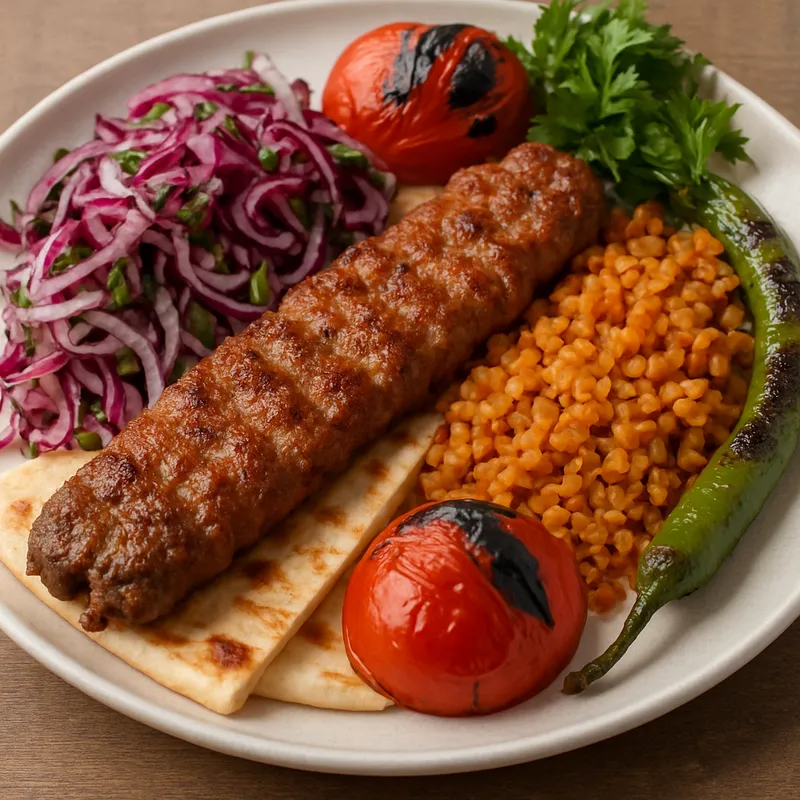 Urfa-Kebab (Mild gegrillter Hackfleischspieß)