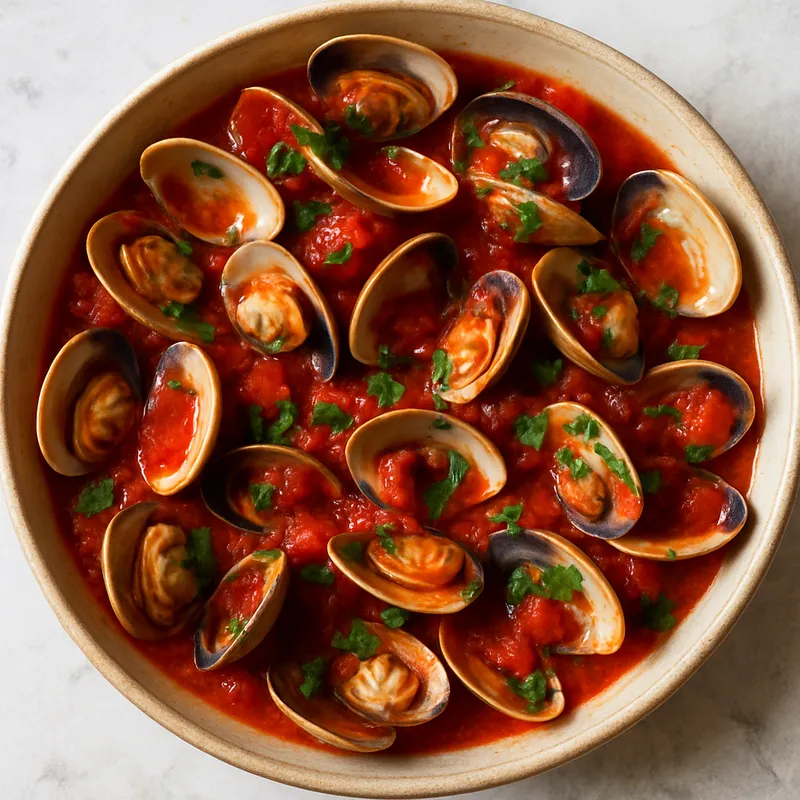 Venusmuscheln Marinara
