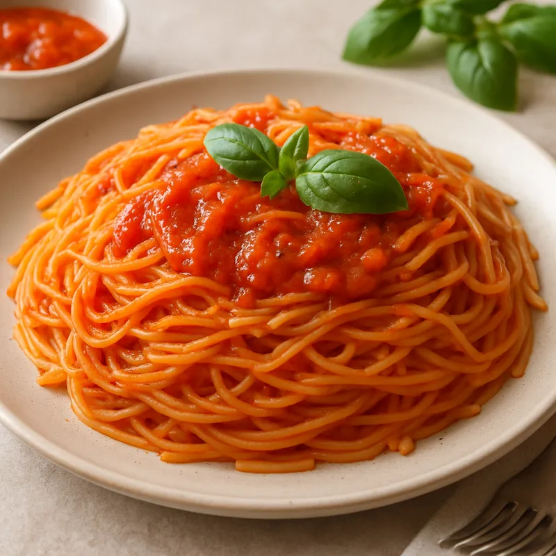 Vermicelli mit Tomatensauce