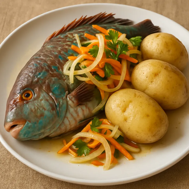 Vieja Sancochada (Gekochter Kanarischer Papageifisch)